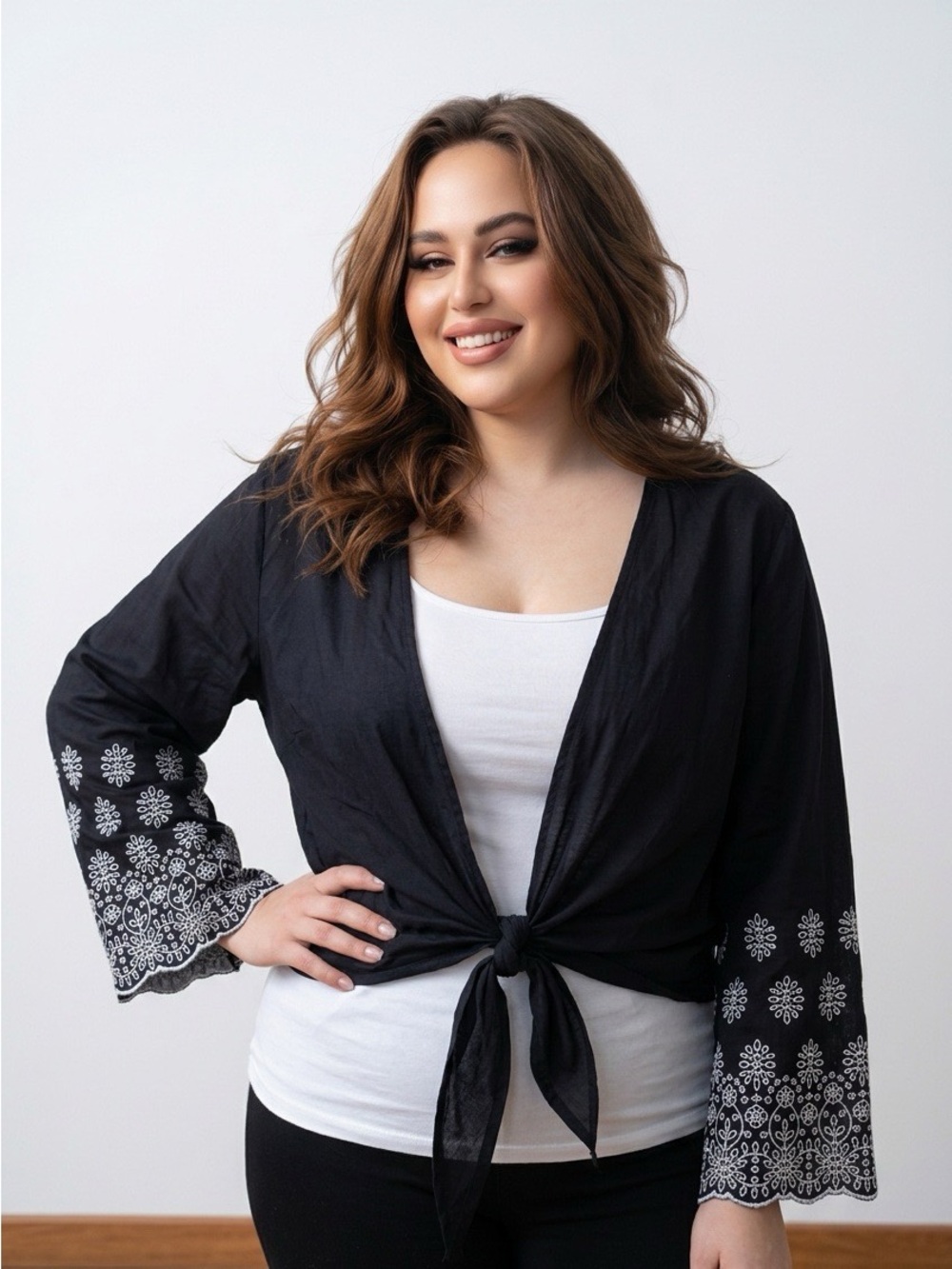 NWT Lane Bryant Tie Jacket